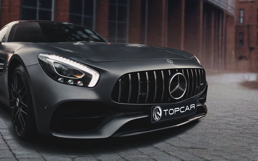 Фары Mercedes AMG GTS дизайн спортивного автомобиля