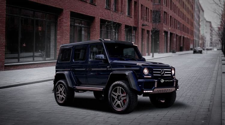 Mercedes-Benz G500 4x4 экстерьер большого внедорожника G-Class