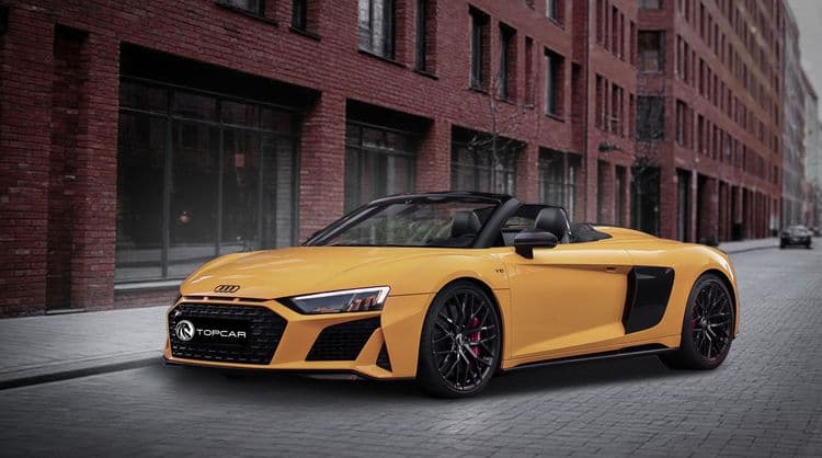 Прокат Audi R8 Spyder Yellow в Москве