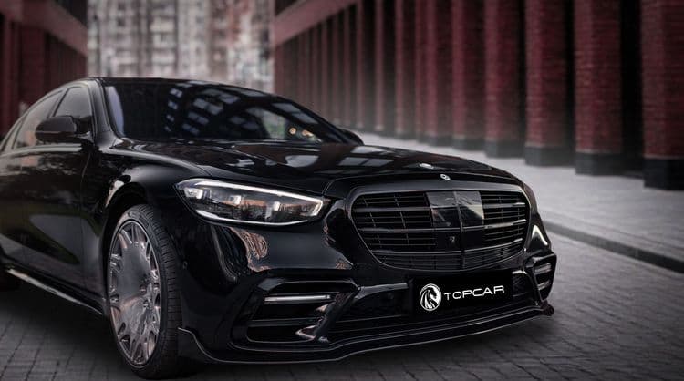 Фары Mercedes W223 Brabus дизайн представительского седана