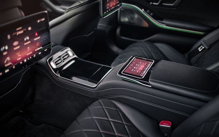 Mercedes W223 Brabus интерьер автомобиля бизнес-класса
