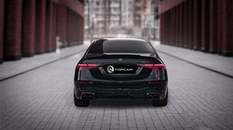 Mercedes W223 Brabus задняя часть премиального седана