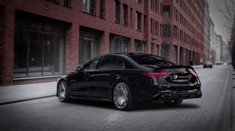 Mercedes-Benz W223 Brabus экстерьер роскошного автомобиля
