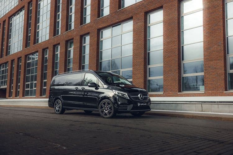 Mercedes V250 экстерьер автомобиля бизнес-класса